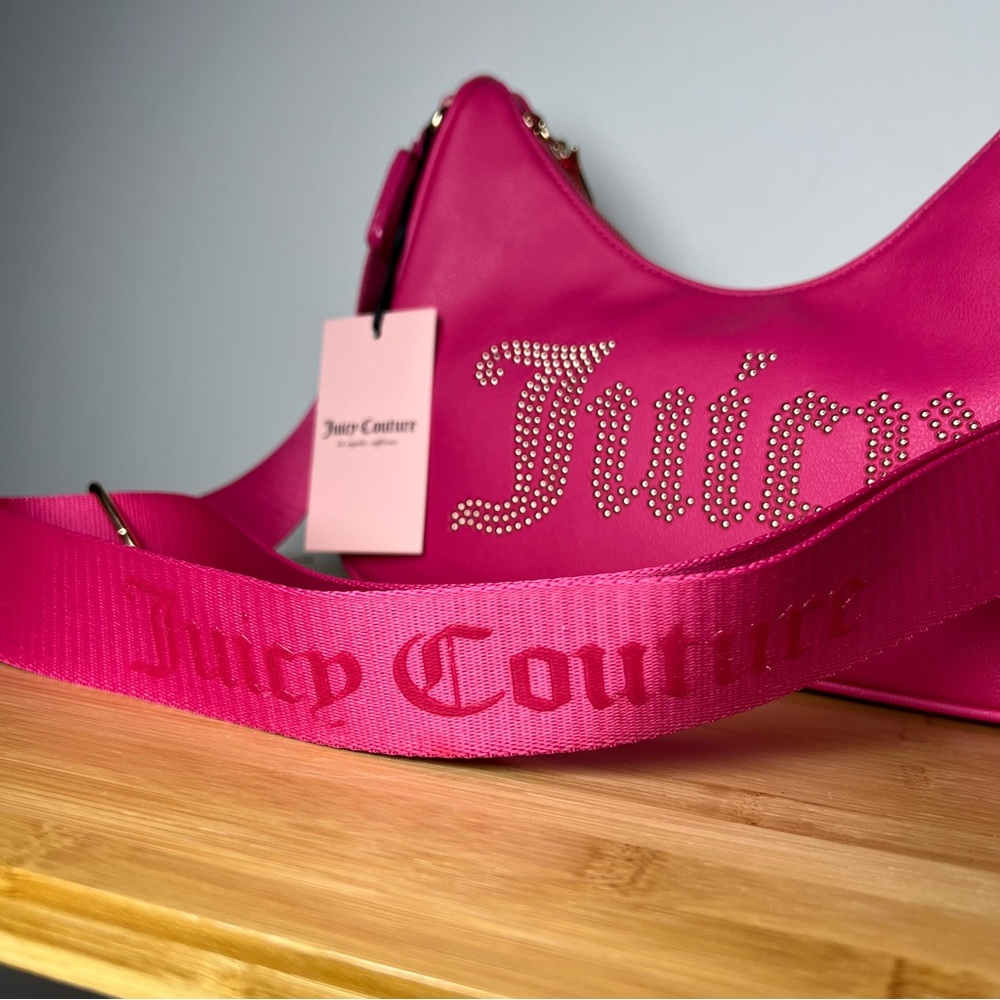 Juicy Couture Pink Flash Obsession Crossbody Bag NWT Excellent Condition Y2K